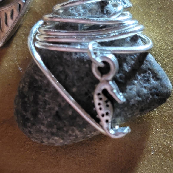 Coastal Stone Necklace With Charms - Picture 8 of 8